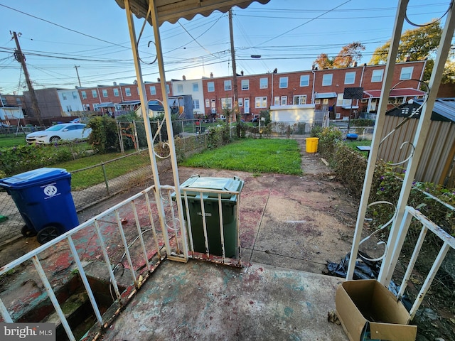 view of patio