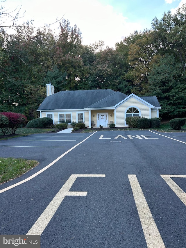 view of parking / parking lot