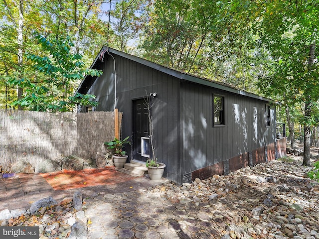 view of outbuilding