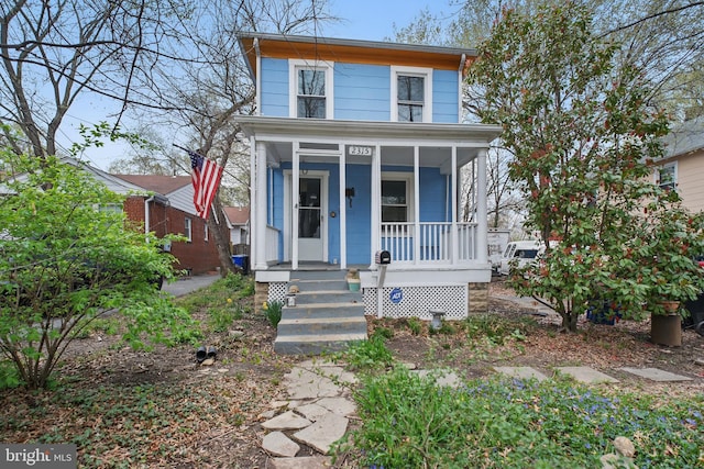 2315 1st St S, Arlington, VA 22204 - view of front of property featuring covered porch