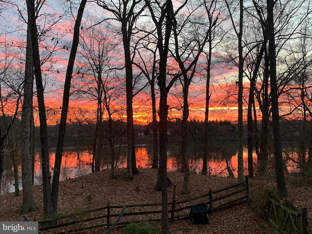 property view of water