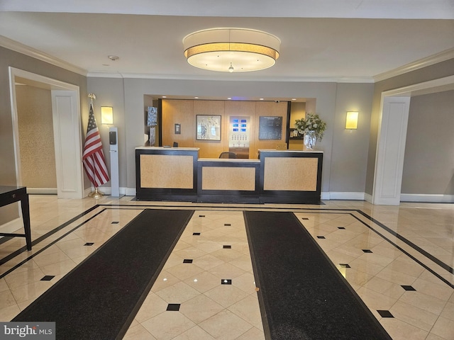 view of reception