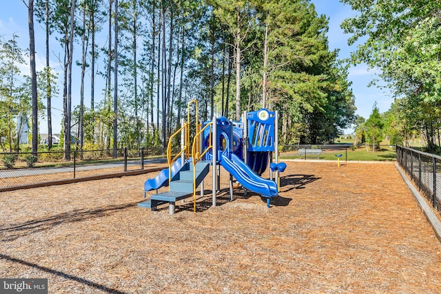 view of play area