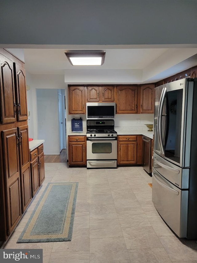 kitchen featuring appliances with stainless steel finishes