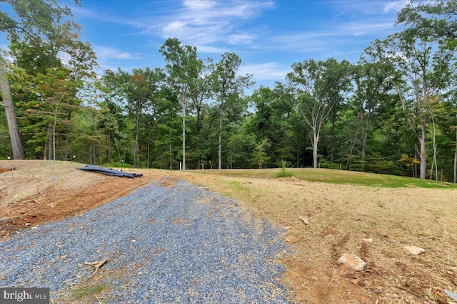 view of road