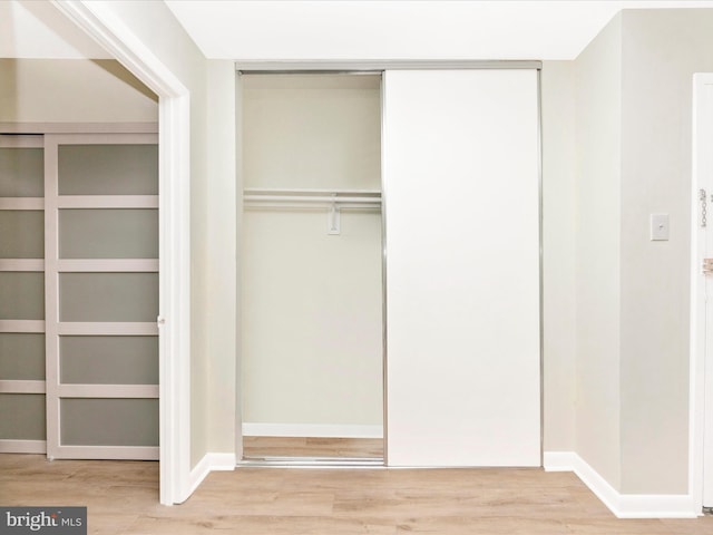 view of closet