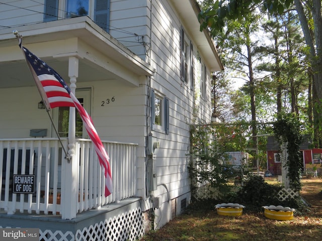 view of side of home