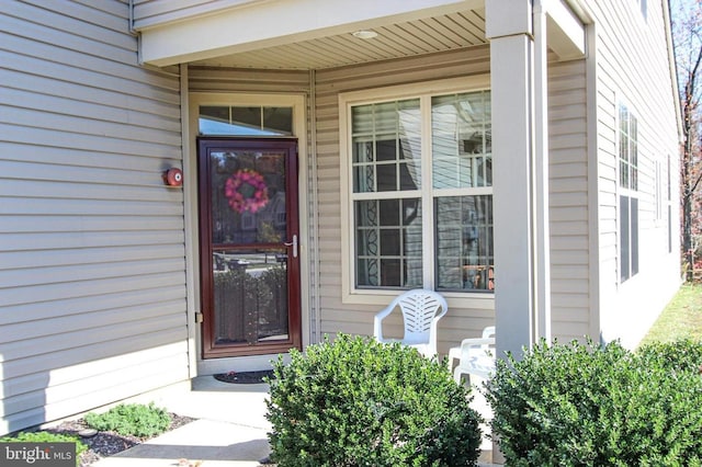 view of property entrance