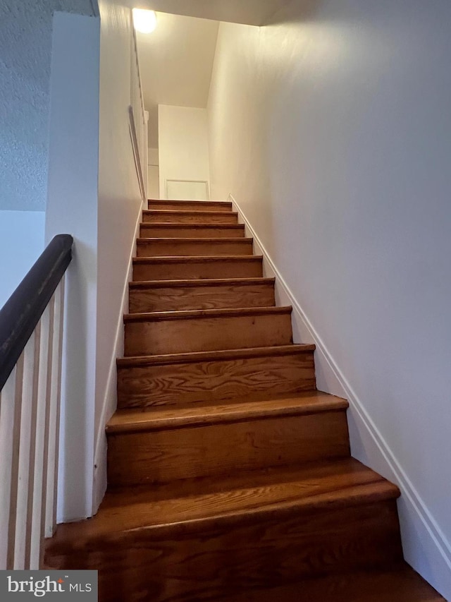view of stairs
