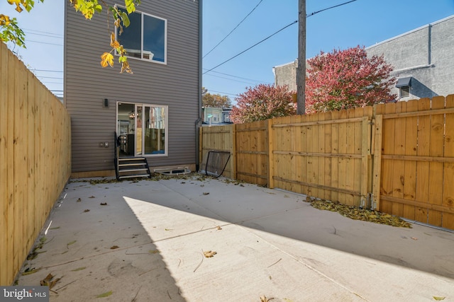 exterior space with a patio area