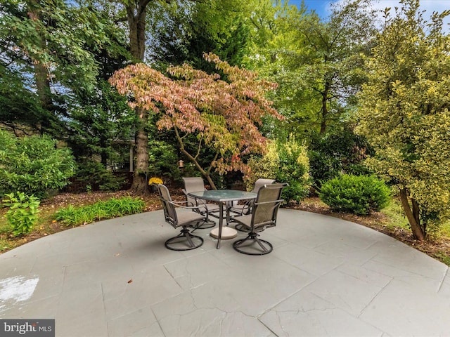 view of patio