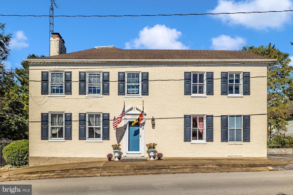 view of colonial house