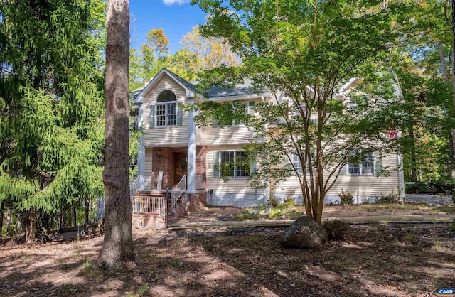 view of front of home