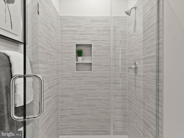 bathroom with walk in shower