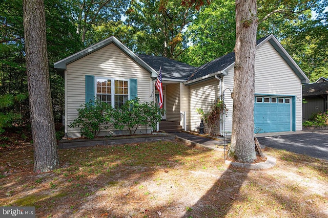 ranch-style house with a garage