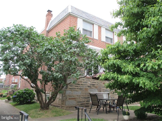 exterior space with a patio