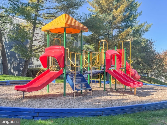 view of jungle gym