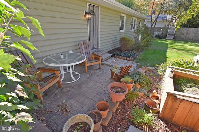 view of patio