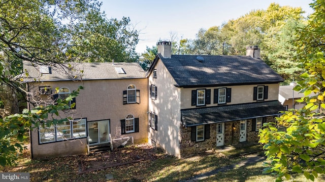 view of rear view of house