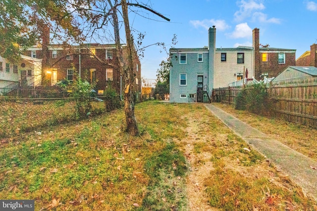 view of rear view of property