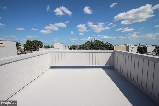 view of patio / terrace featuring a balcony