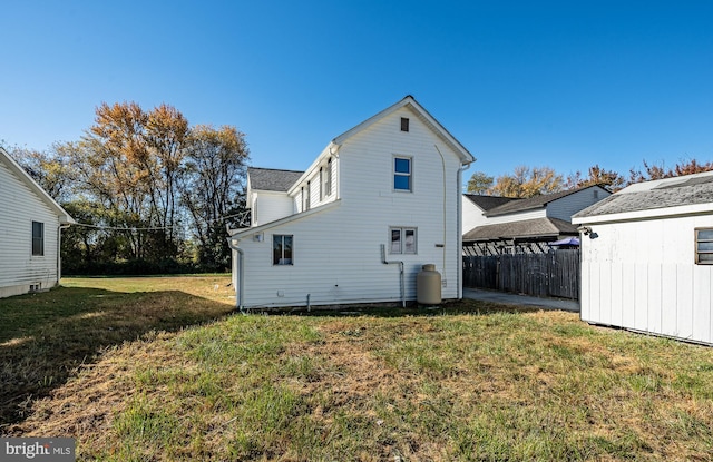 325 Howell School Rd, Bear, DE 19701 - back of property featuring a yard and fence