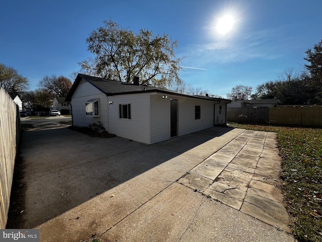 exterior space with a patio area