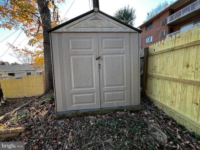 view of outdoor structure