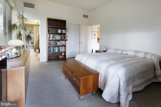 bedroom featuring carpet flooring