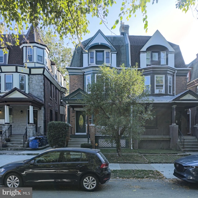 victorian home with covered porch