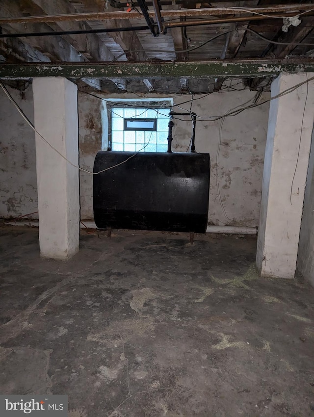 view of basement