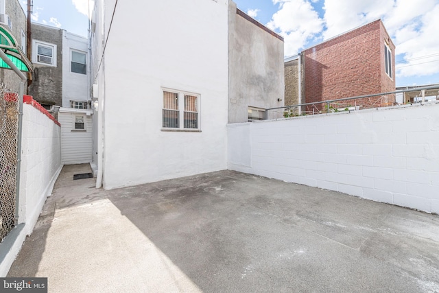 exterior space with a patio