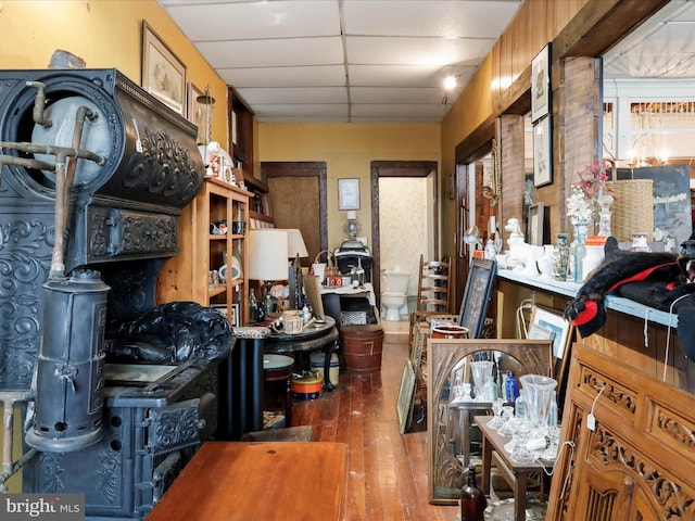 view of storage room