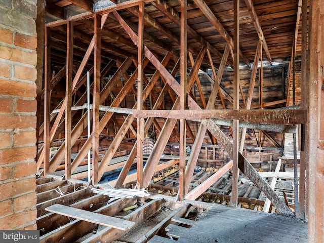 misc room with wooden ceiling