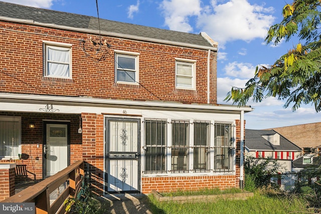 view of rear view of house