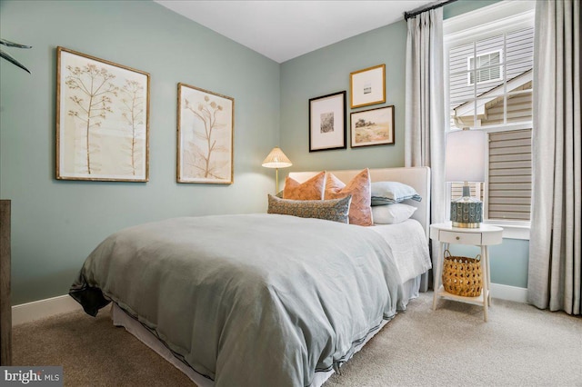 bedroom with carpet flooring