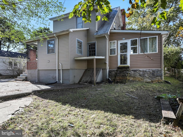 view of rear view of house