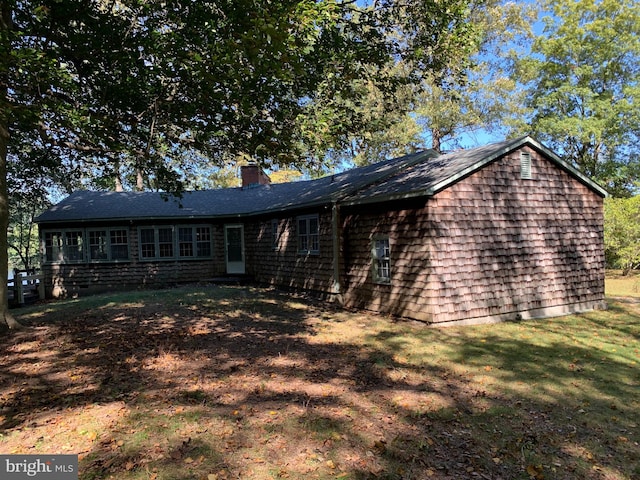 view of rear view of house