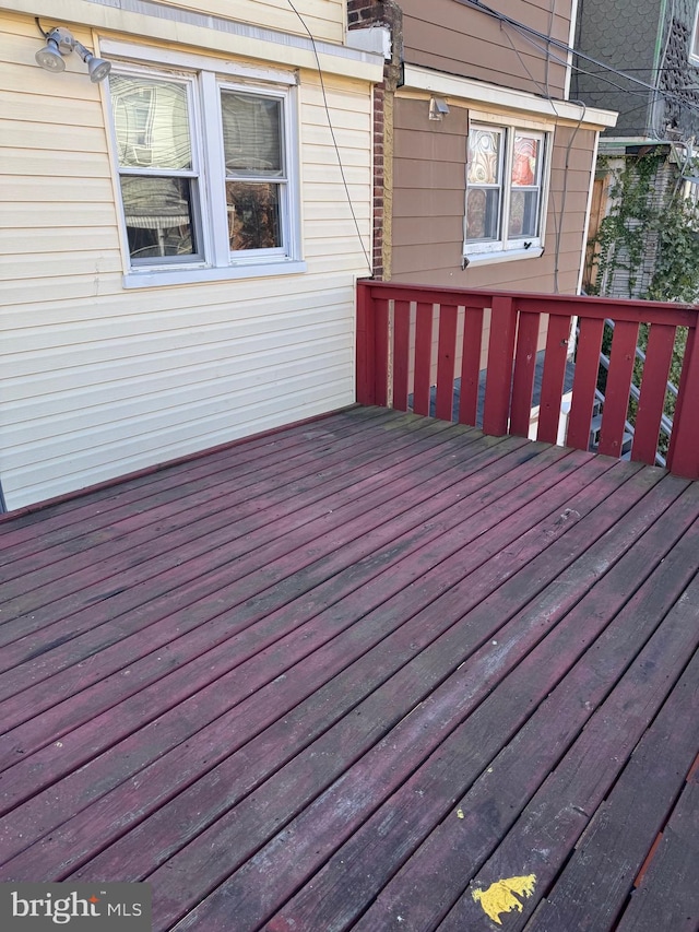 view of deck