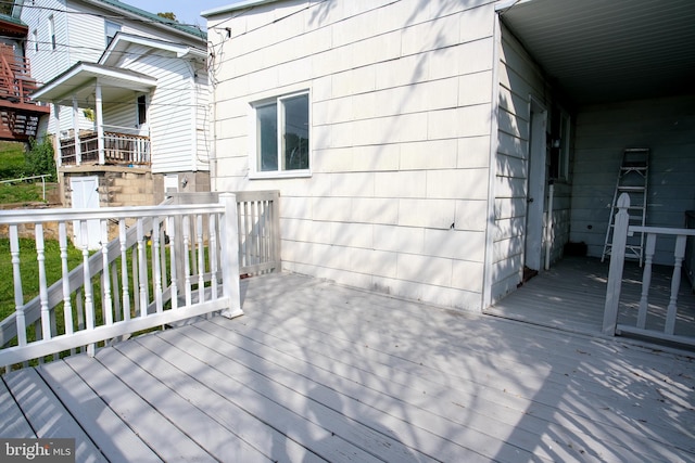 view of deck