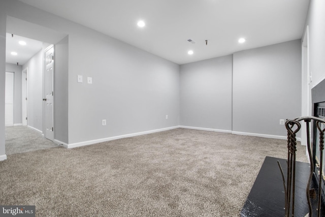 exercise area featuring carpet flooring