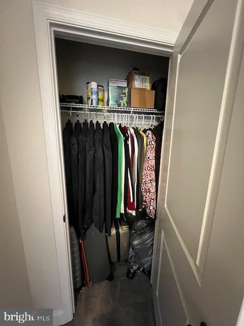 view of closet