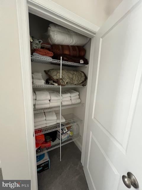 view of closet