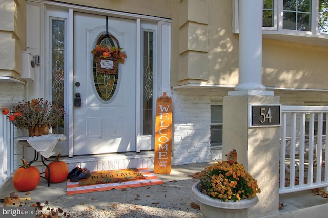 view of property entrance