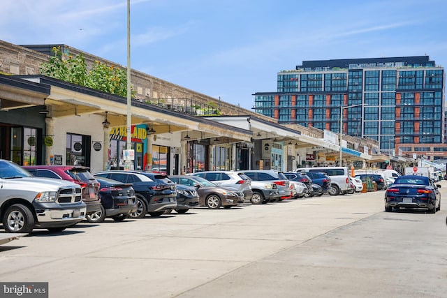 view of vehicle parking