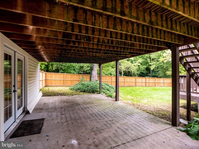 view of patio