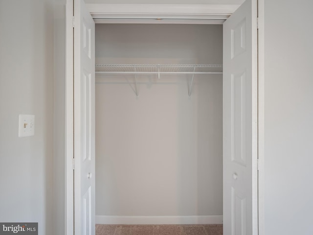 view of closet