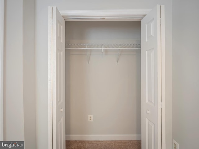 view of closet