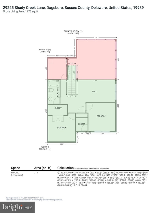 29225 Shady Creek Ln Unit 29, Dagsboro, DE 19939 - floor plan