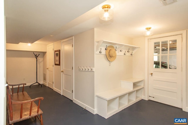 view of mudroom